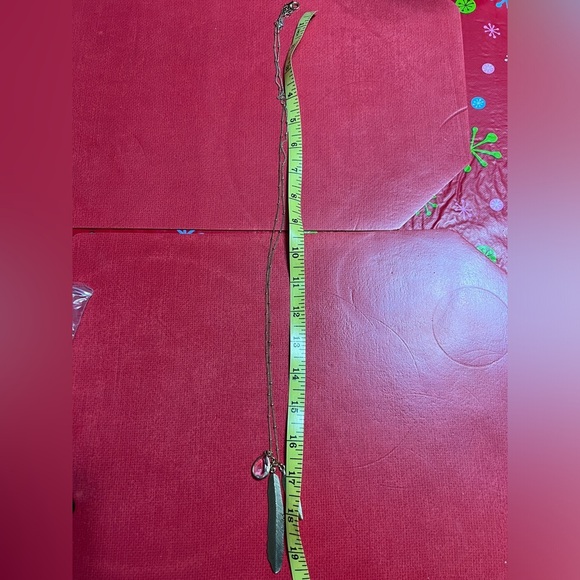 Bundle of LC Lauren Conrad Owl Earrings and Feather Necklace - Picture 4 of 5